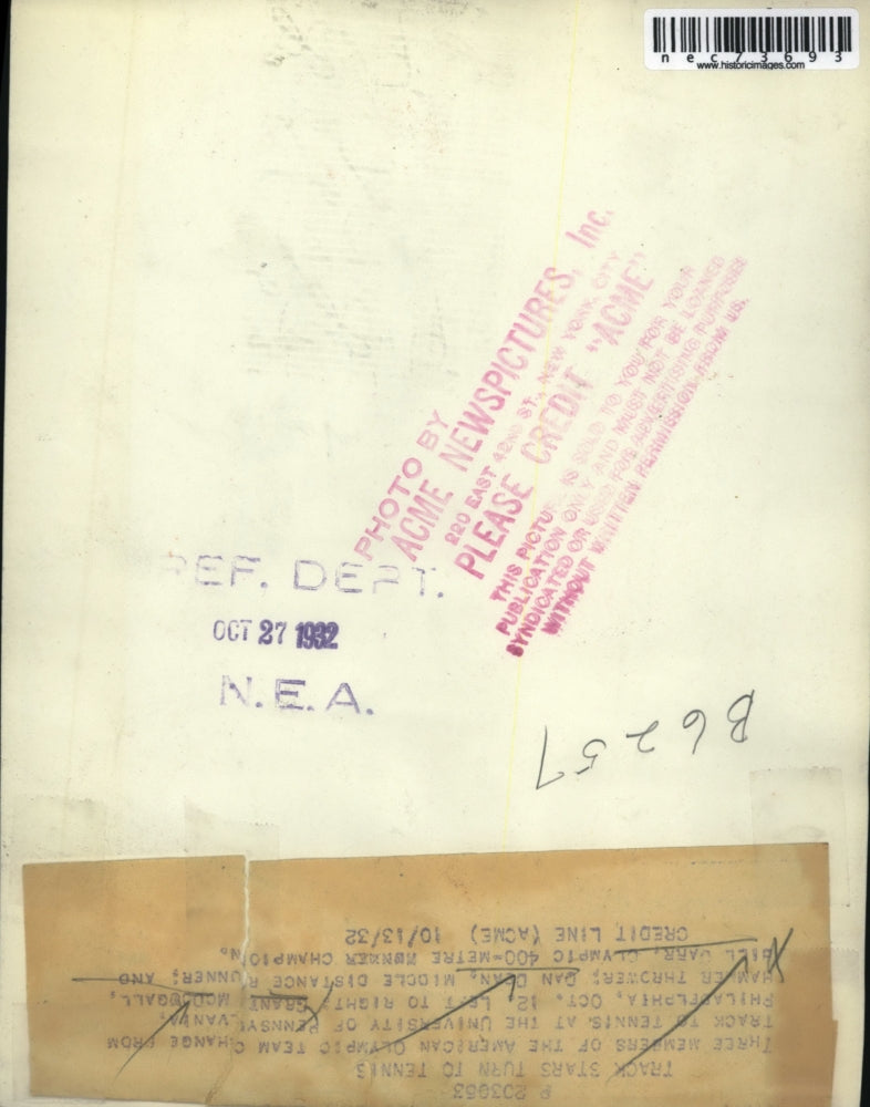 1932 Press Photo US Olympians Grant McDougall,Bill Darr & Dan Dean