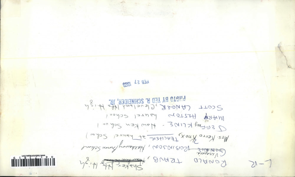 1963 Press Photo Shaker Hts HS R Traub,V Robinson,Mrs K Knox,J Kline - nec73819