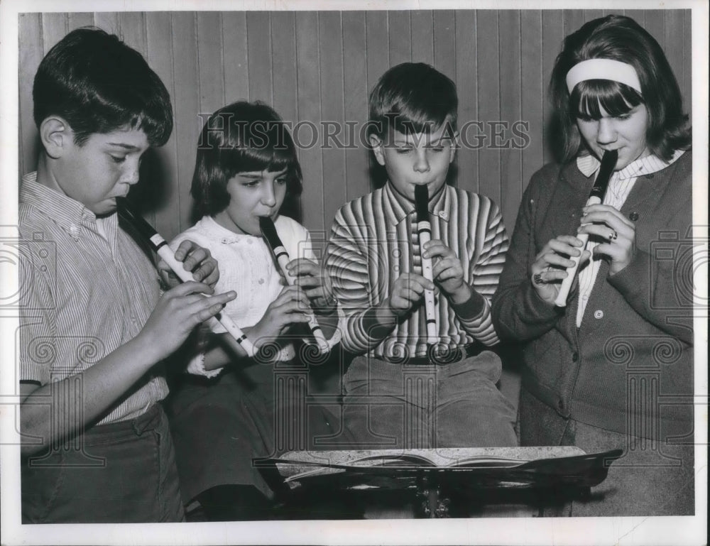 1935 Press Photo Musici students K Ferrell,K Klarreich, S Gershon,S Yantis