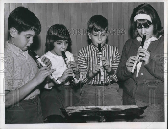 1935 Press Photo Musici students K Ferrell,K Klarreich, S Gershon,S Yantis