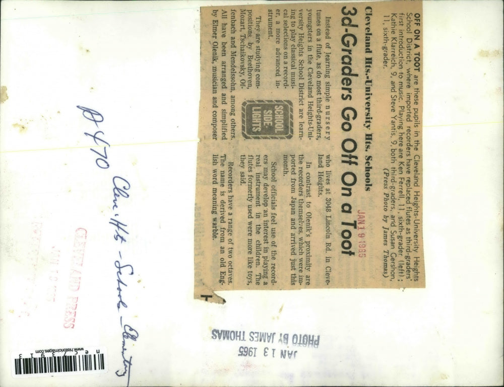 1935 Press Photo Musici students K Ferrell,K Klarreich, S Gershon,S Yantis