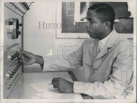 1962 Press Photo Edward Coaxum Teen of the Week- Historic Images