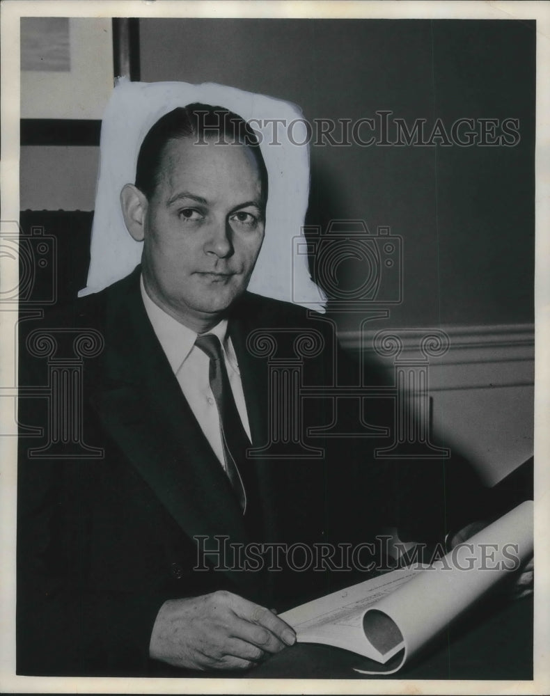 1961 Press Photo Thomas D. Morris, Assistant Secretary of Defense - nec73989