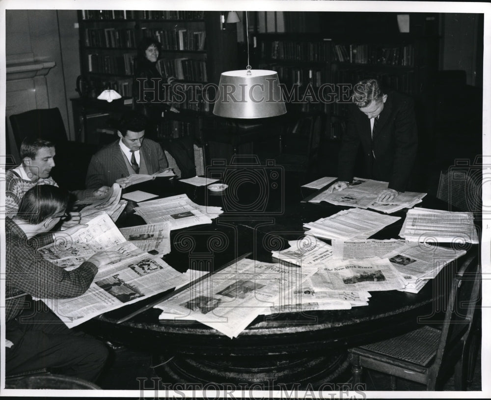 1963 Press Photo The American Students' and Artists' Center in Paris