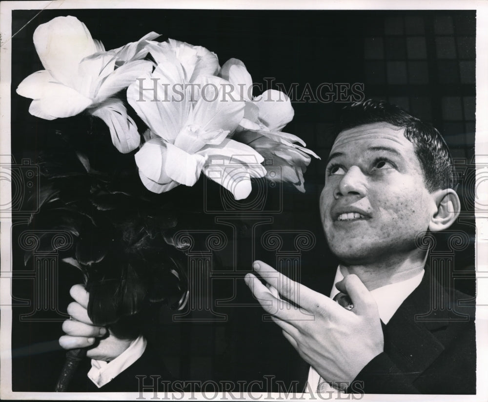 1957 Press Photo Jack Glickman the Magician