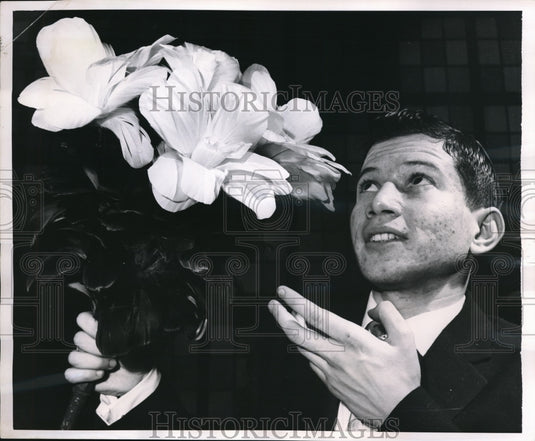 1957 Press Photo Jack Glickman the Magician