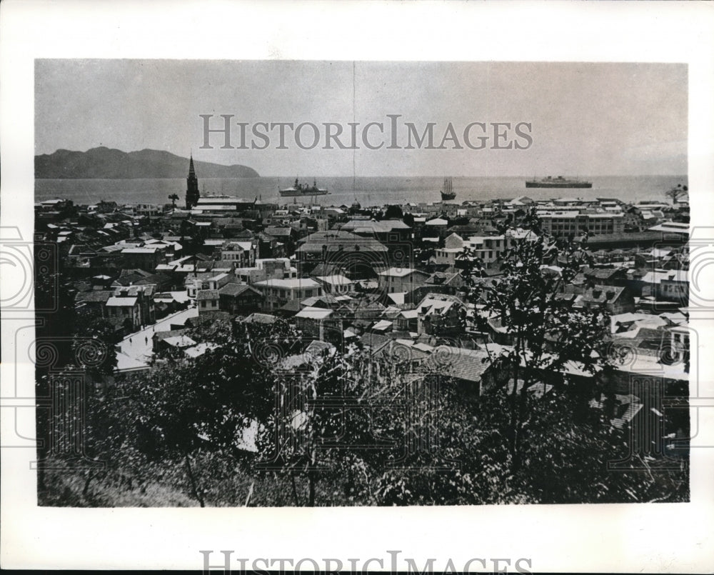 1941 Press Photo Fort Dr France at Martinique near South America
