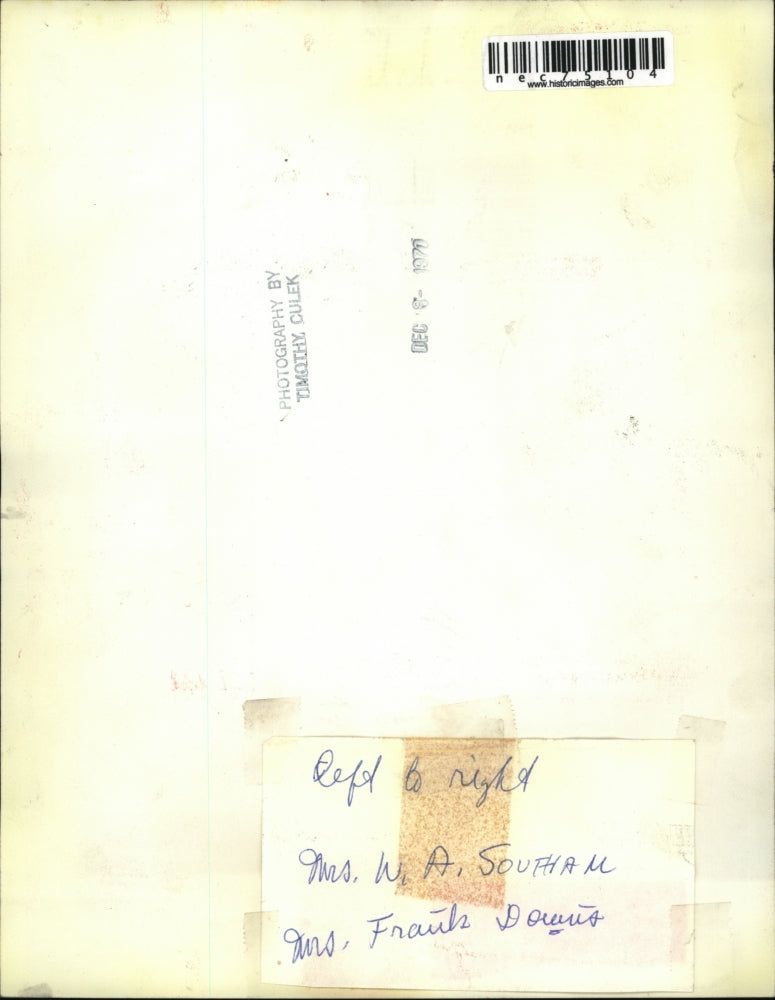 1971 Press Photo Mrs WA Southall & Mrs Frank Douris of Cleveland, Ohio