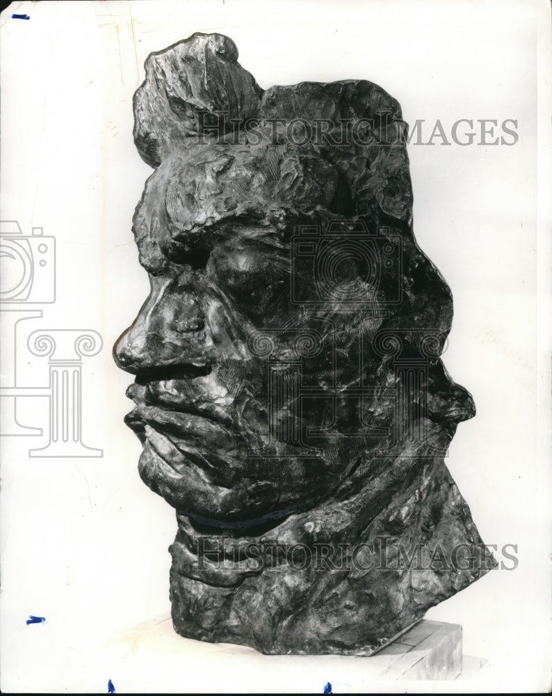 1969 Press Photo Bust of Beethoven from 1883- Historic Images