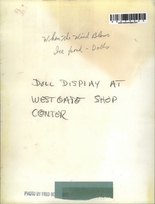 Press Photo Doll display at Westgate shopping center in Cleveland Ohio
