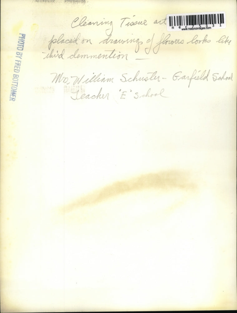 Press Photo Mrs William Schuster of Garfield School in Cleveland, Ohio