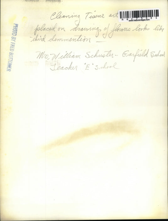 Press Photo Mrs William Schuster of Garfield School in Cleveland, Ohio