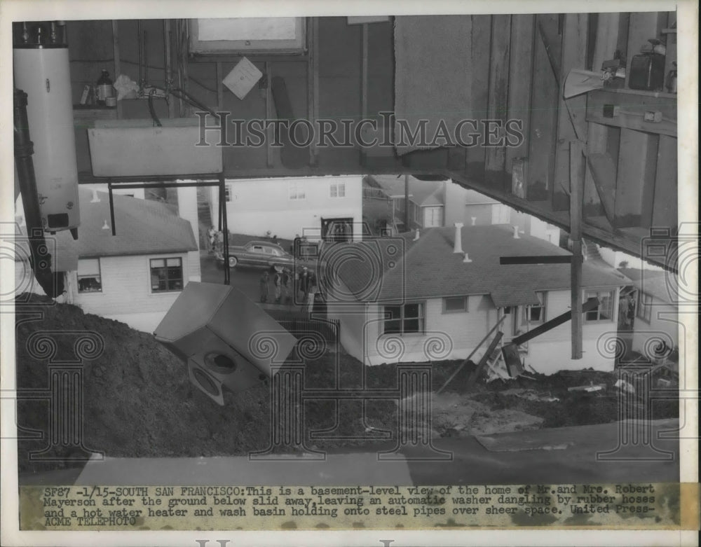 1952 Press Photo View of Mr. And Mrs. Robert Mayerson's home