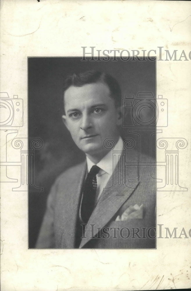 1924 Press Photo William H Thompson Soc for Sav Building
