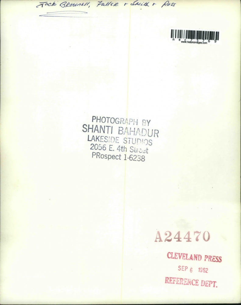 1962 Press Photo Jack Brownell