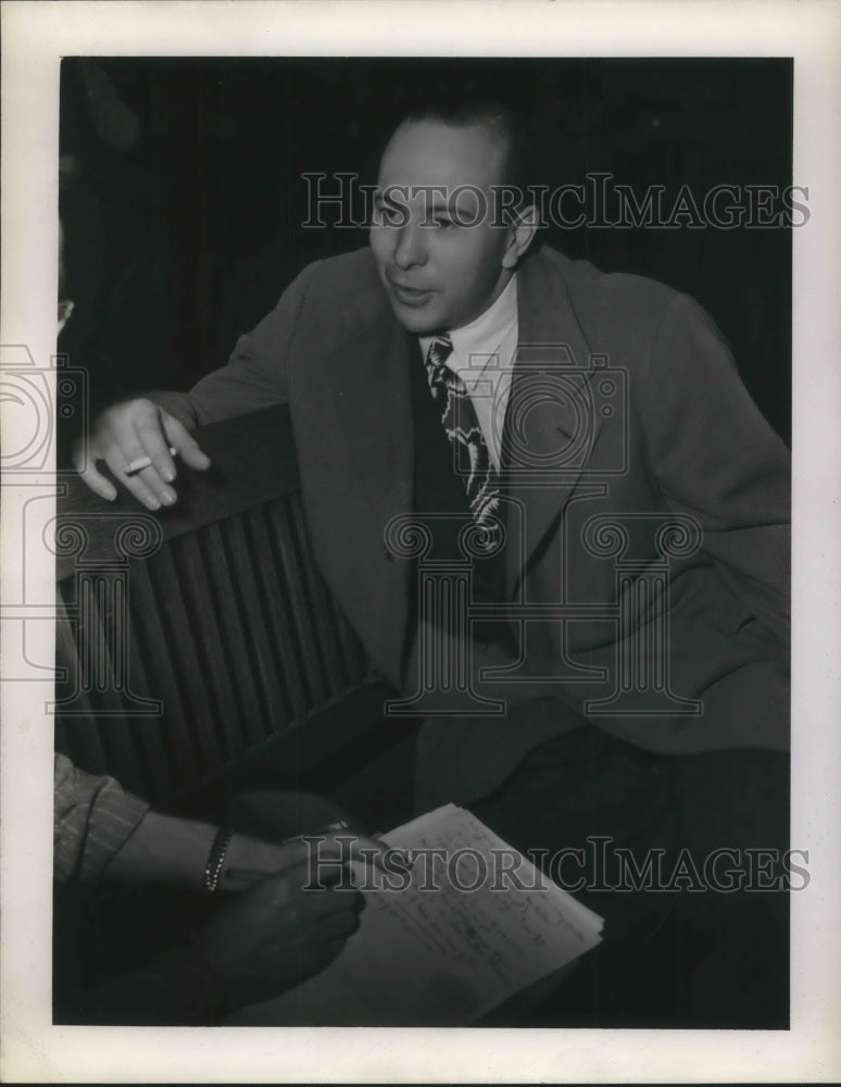 1944 Press Photo Bob Sinyder Chicago Bears Football - nec75771