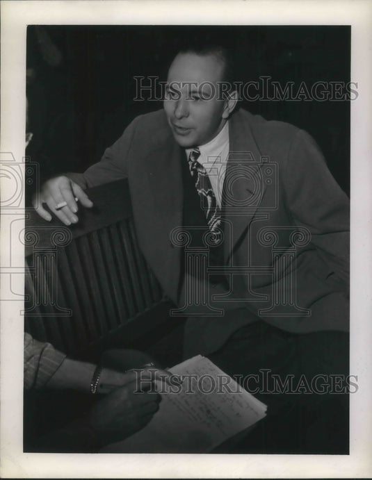 1944 Press Photo Bob Sinyder Chicago Bears Football - nec75771