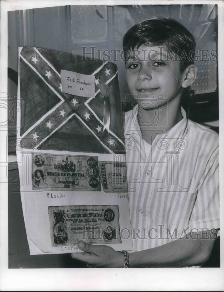1967 Press Photo Jack Glaeckner 13, 6th grader at Tremont