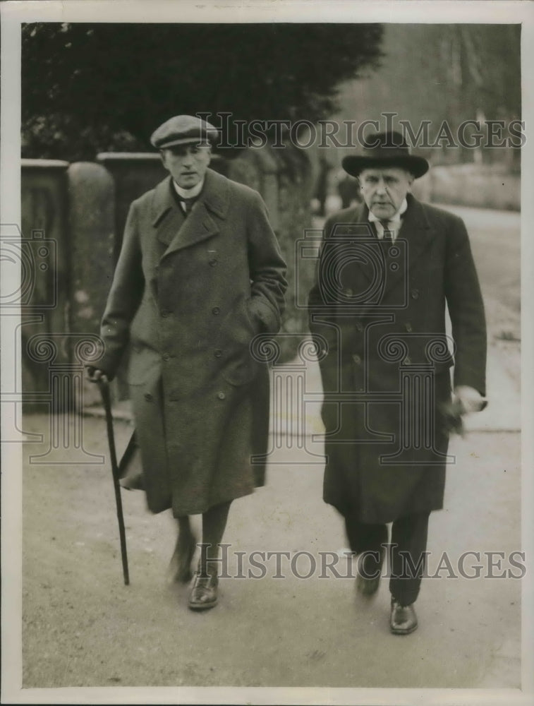 1932 Press Photo Mr. Patterson Home Office Official