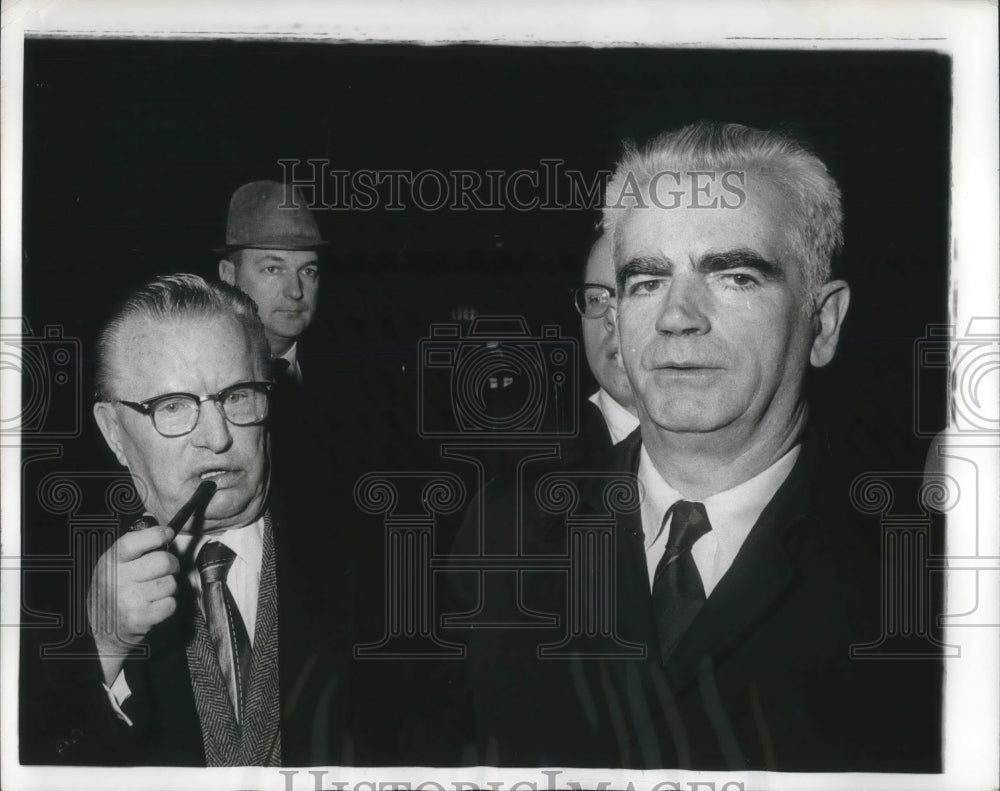 1968 Press Photo John DeLeru sentences to jail prohibiting the Union Walkout.