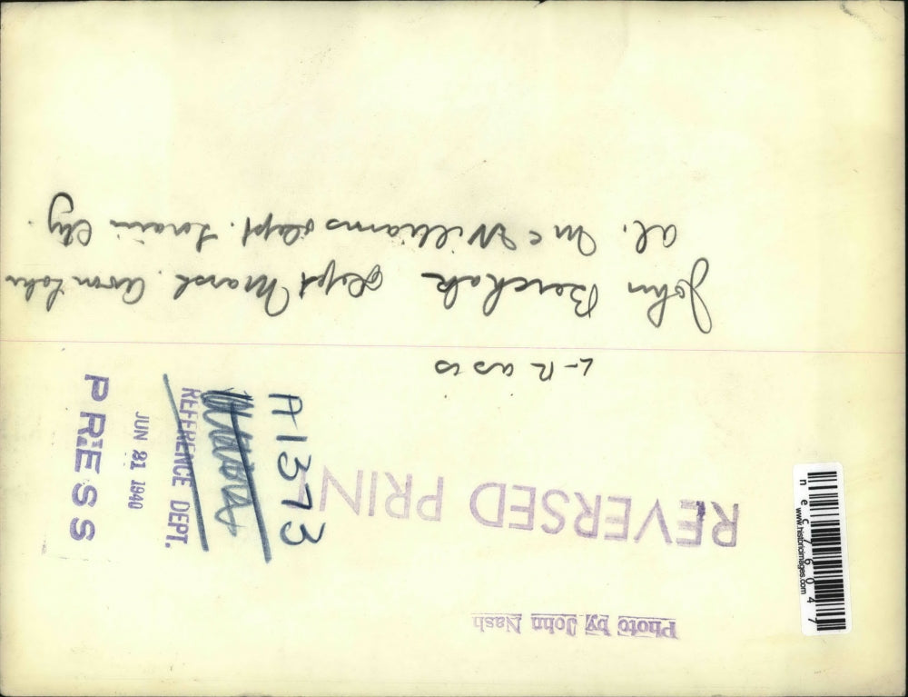 1940 Press Photo John Berchak Dept. Marsh Arm Lake and Al McWilliam