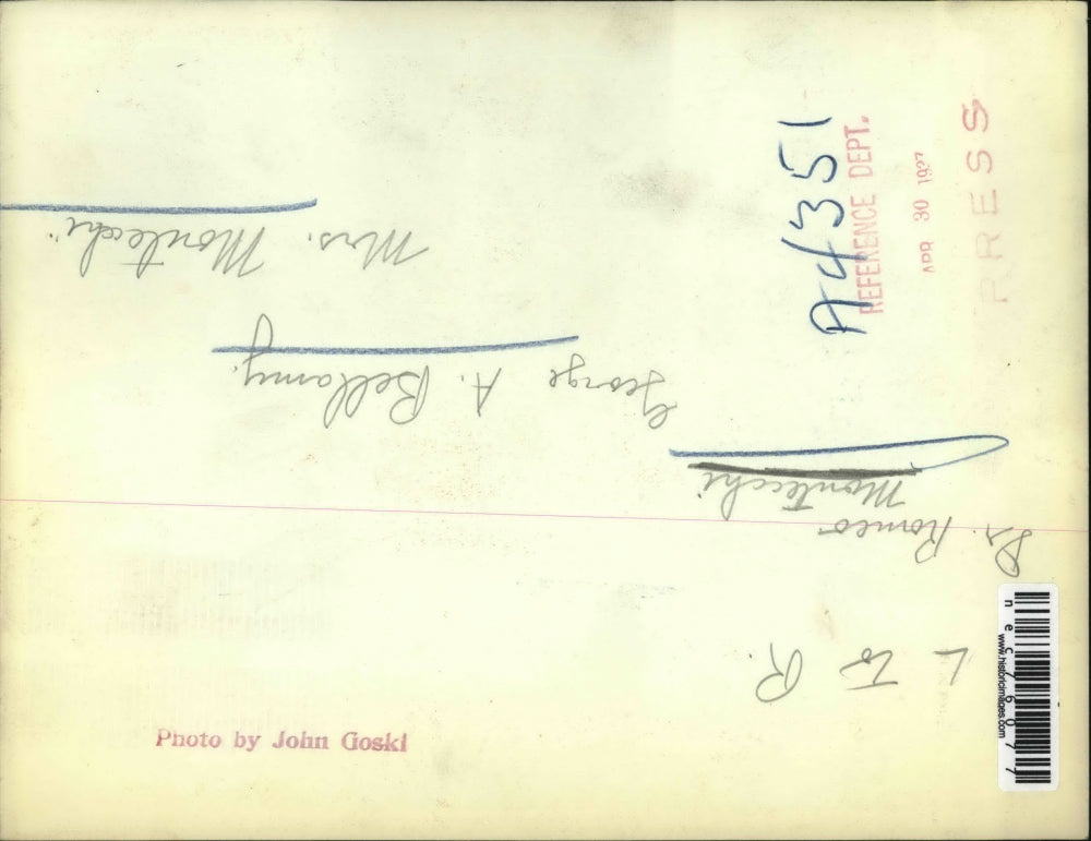 1927 Press Photo Dr Romeo Mntecchi his wife and George A Bellamy