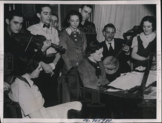 1937 Press Photo 4 largest hotels during a meeting