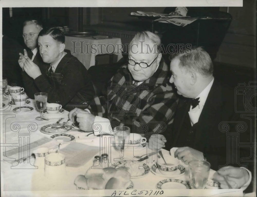 1940 Press Photo Editor Millwee Owens, Thomas Hardwick and Editor W.T Anderson