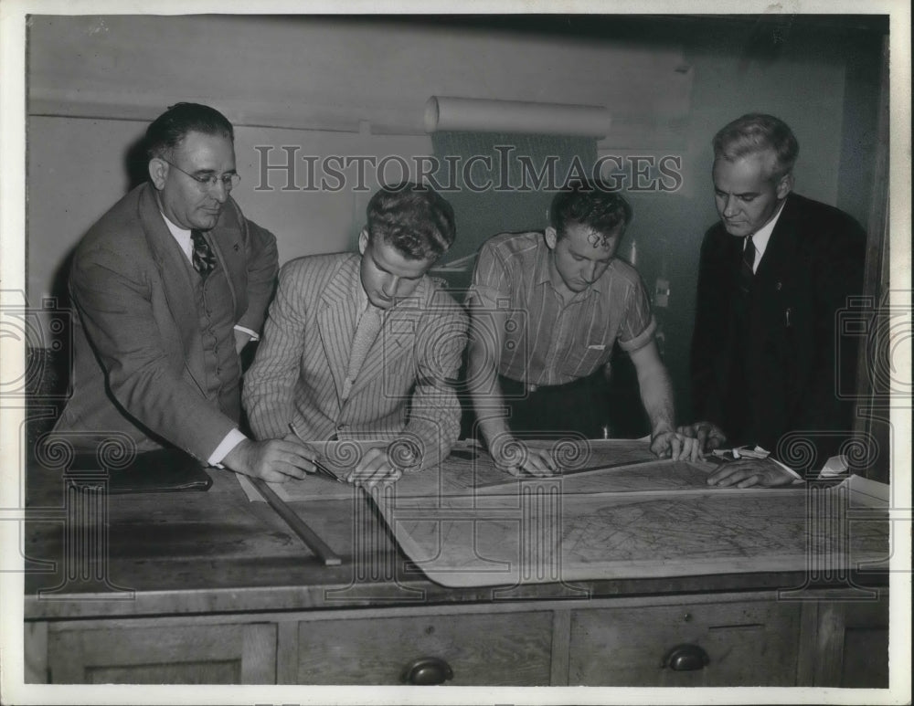 1942 Press Photo Pre Flight Training West High School