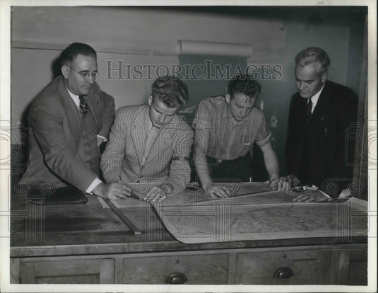 1942 Press Photo Pre Flight Training West High School