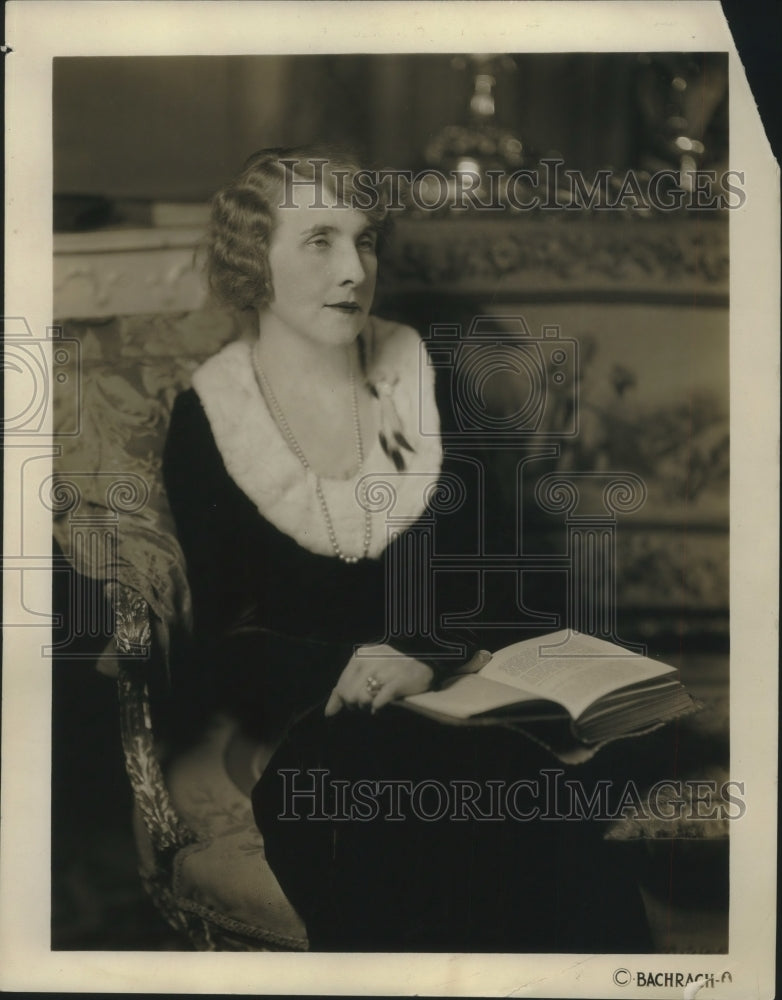 1932 Press Photo Nella Veverka Wife Of Czechoslovakian Minister