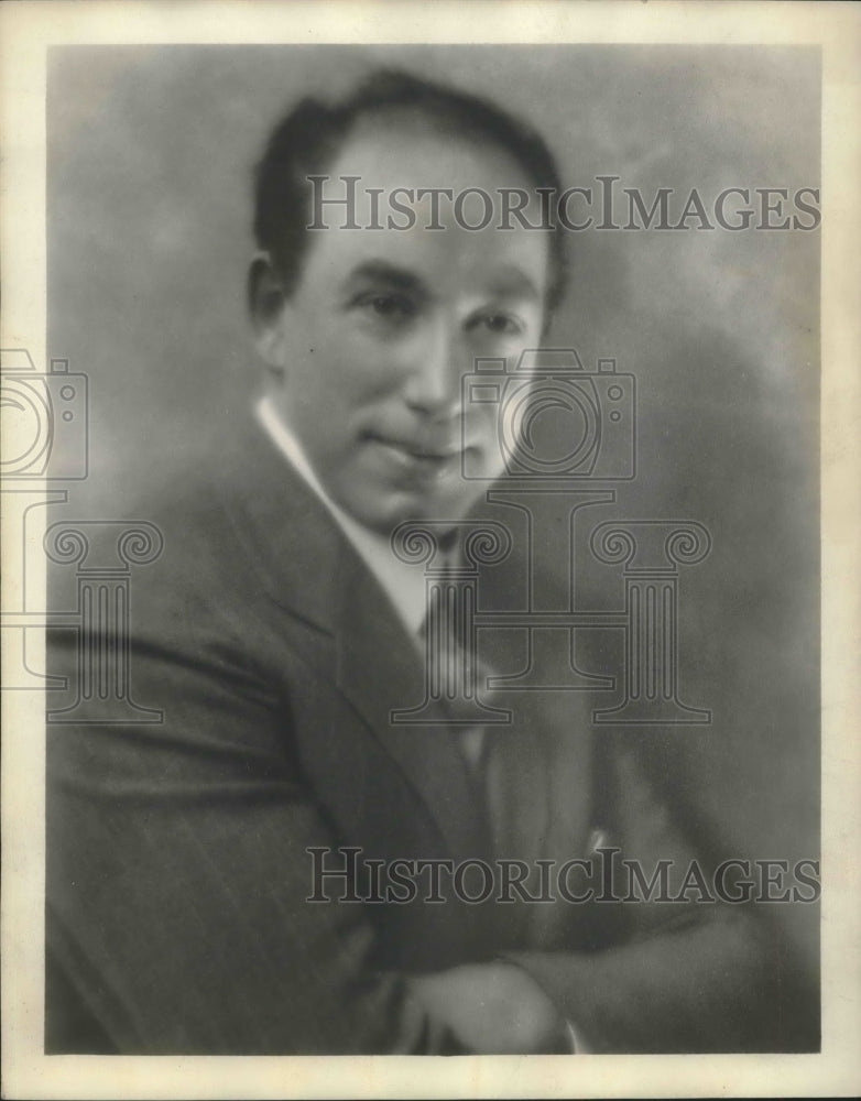 1930 Press Photo Cameron McLean Baritone The Celtic Chaliapin-Henkle Velveteers