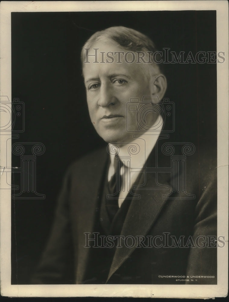 1924 Press Photo Rev. Roy Bergen Guild Clergymenn New Bedford Mass