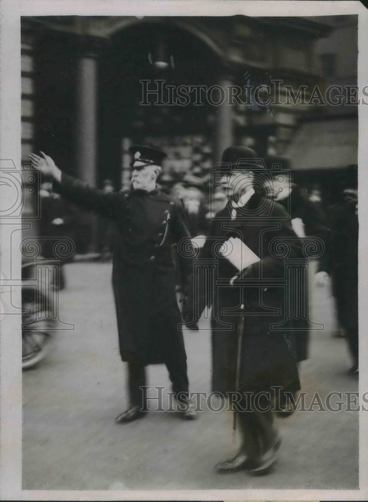 1920 Press Photo Herr Sthamer German Charge d&#39;affairs in England- Historic Images