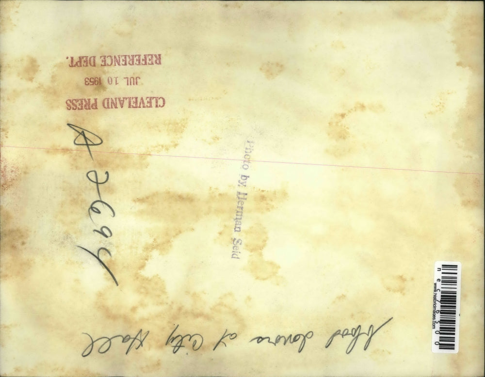 1953 Press Photo Blood donors at Cleveland City hall for Red Cross drive