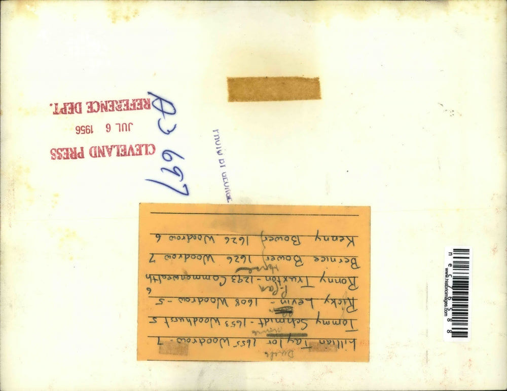 1956 Press Photo L Taylor, T Schmidt, R Levin,R Truxton, B Bower,K Bower