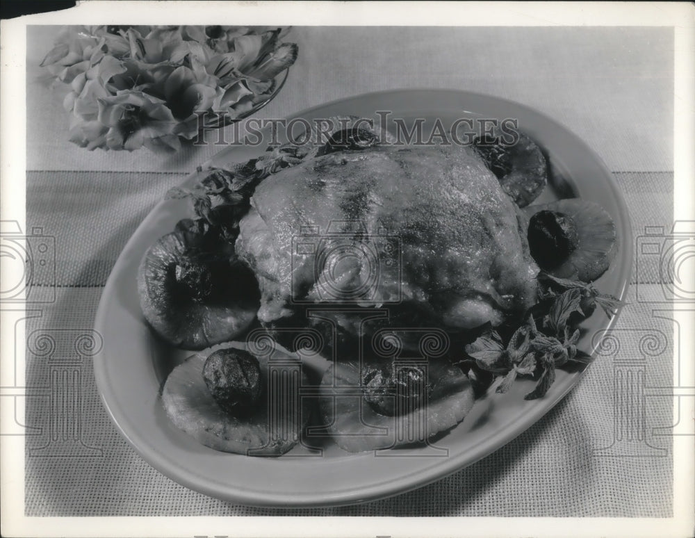 1937 Press Photo Roast Lamb