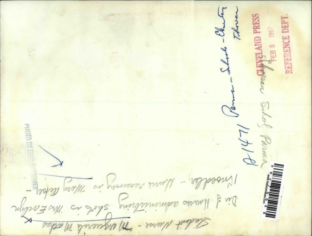 1967 Press Photo Student nurse Marg Mathes & Mrs Eve Knoedler, Mary Acker in a c