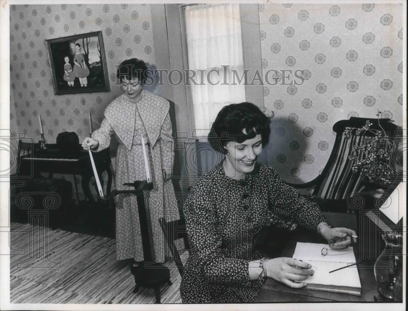 Load image into Gallery viewer, 1966 Press Photo Mrs Keith Moore Mrs Robert Wagner Reelected To Posts
