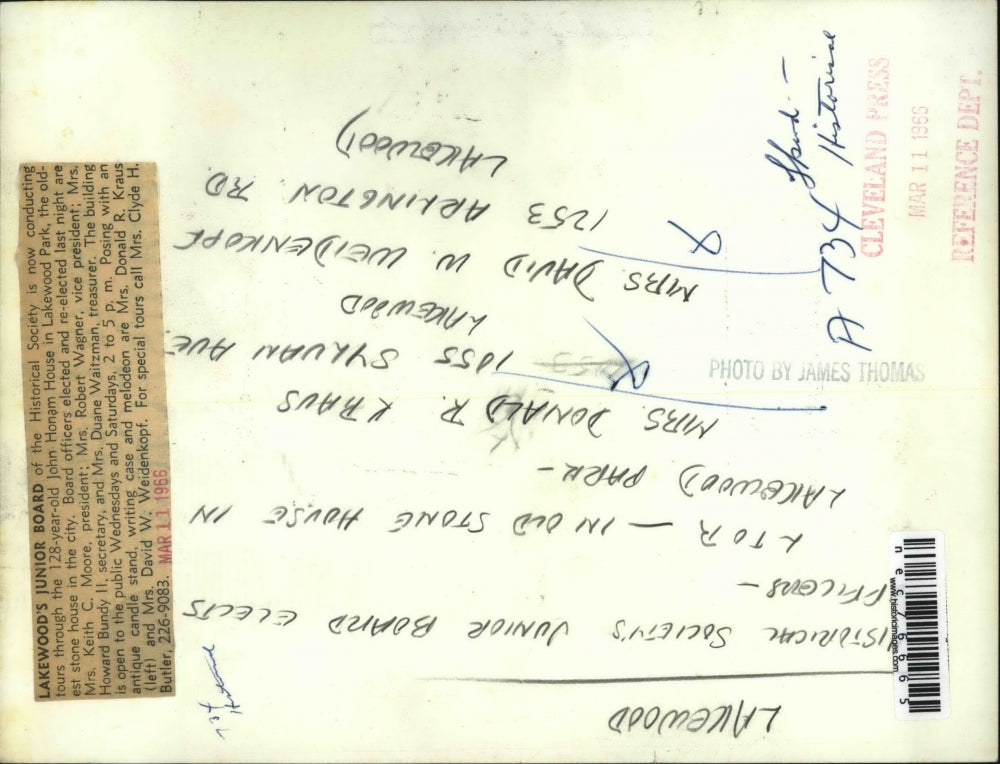 1966 Press Photo Mrs Keith Moore Mrs Robert Wagner Reelected To Posts