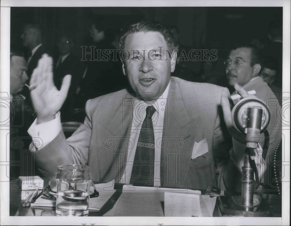 1951 Press Photo Lithofold Corp Attorney Max Siskind