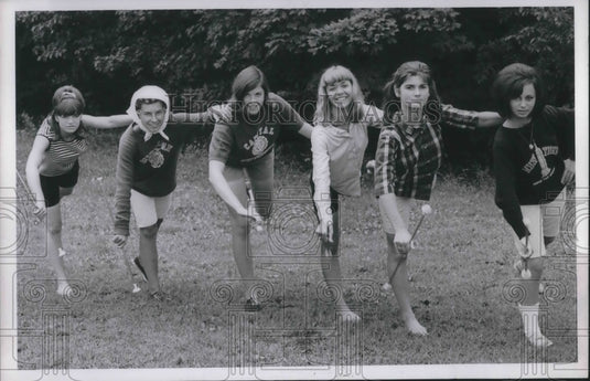 1965 Press Photo Sue Southwich, Janice Brown, Marcia Gleason, Darleen Voll