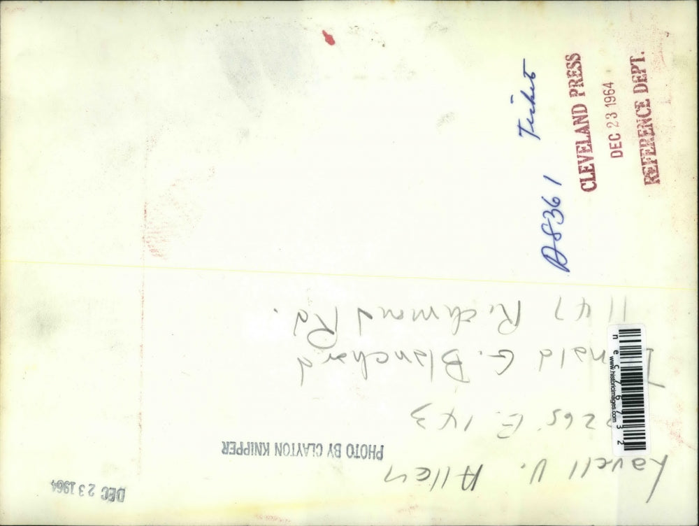 1964 Press Photo Lavell V. Allen and Donald G. Blanchard