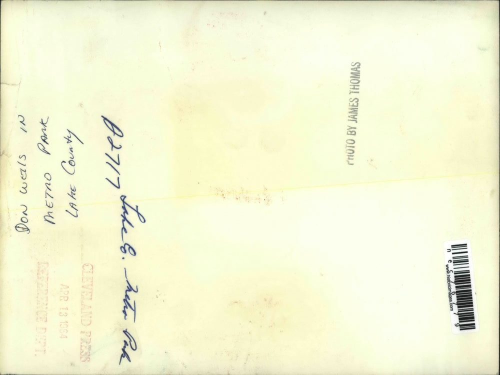 1934 Press Photo Don Wells Metro Park director in Lake County Ohio