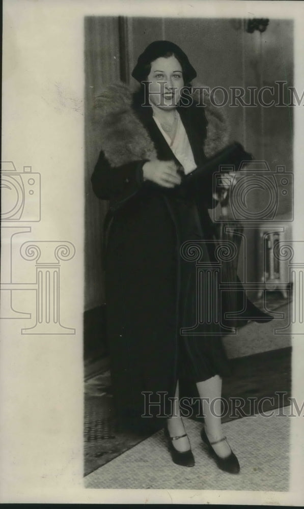 1931 Press Photo Helen Dore witnesses murder Vivian Gordon, suit pending against