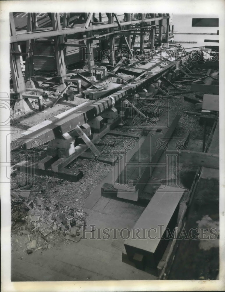 1943 Press Photo Martinolich Ship Yard