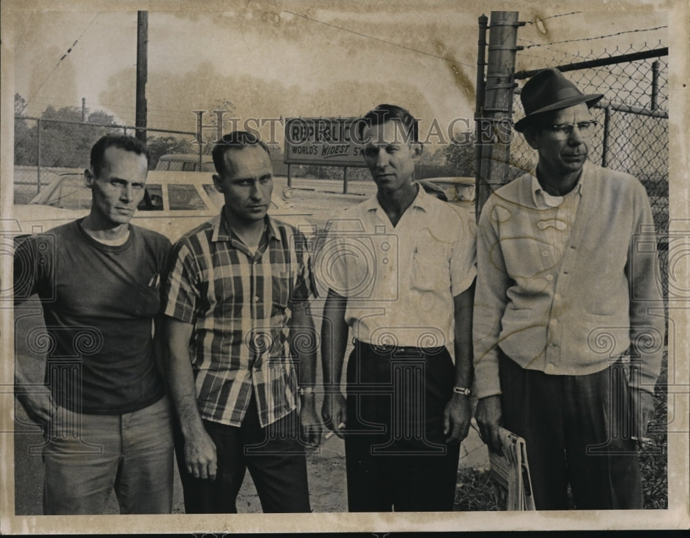 1963 Press Photo James R Hall Buell Hall Robert Hall Clyde McCormick