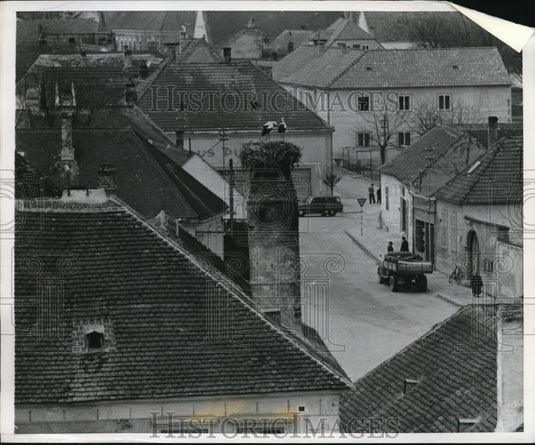 1958 Press Photo Scene from the Village of Rust, noted for its wine