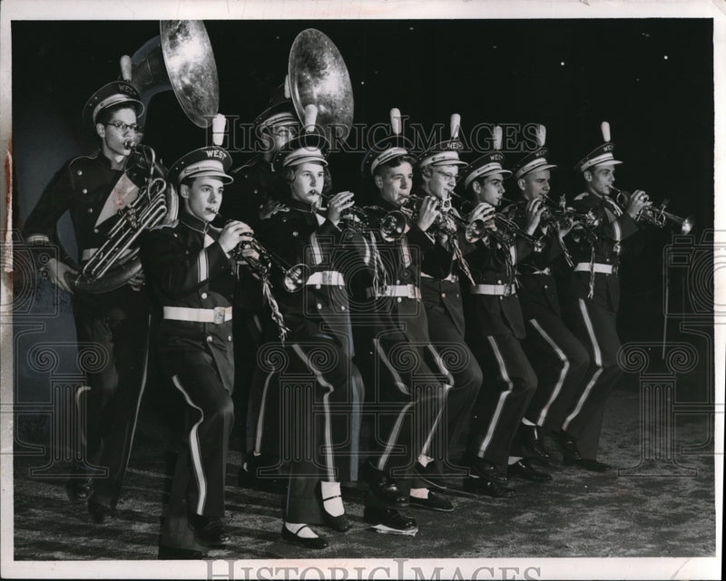 Load image into Gallery viewer, 1953 Press Photo West High Band
