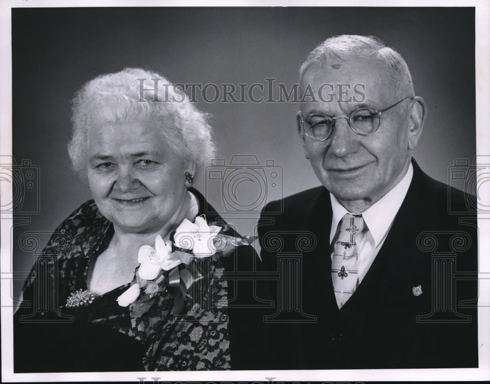 1962 Press Photo Mr. and Mrs. John Janko's golden anniversary